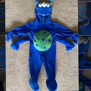 Miniwear Blue Monster Costume for Kids